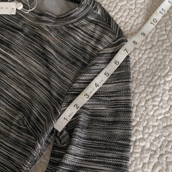 NWT Trina Turk Size Small Bellingham Gray Space Dye Knit Dress - Picture 6 of 13